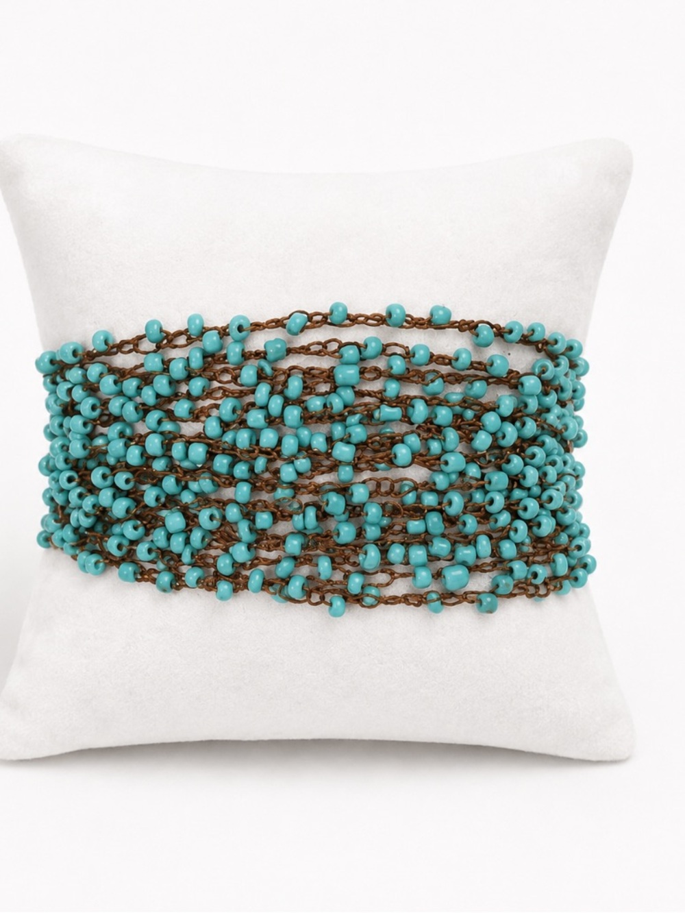 Turquoise Beaded Stretch Bracelet